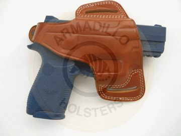 G6 OWB Armadillo Holsters Tan Leather Butterfly Belt Holster for 1911 