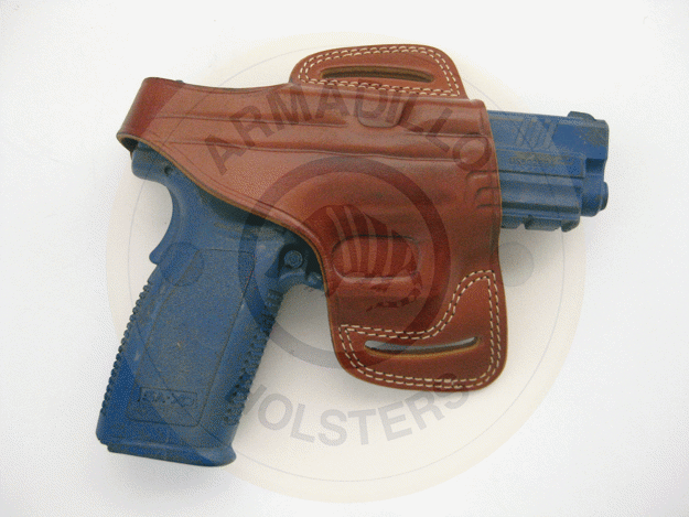 Picture of ARMADILLO HOLSTERS LEATHER BELT HOLSTER WITH STRAP FOR SPRINGFIELD XD 9 .40 .45 MODEL GUNS