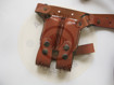 Picture of LEFT HAND TAN LEATHER HORIZONTAL SHOULDER HOLSTER FOR GLOCK