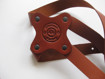 Picture of LEFT HAND TAN LEATHER HORIZONTAL SHOULDER HOLSTER FOR Sig Sauer P220 P2L-Sig