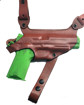 Picture of TAN LEATHER HORIZONTAL SHOULDER HOLSTER FOR 1911  (P2n-1911)