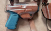 Picture of TAN LEATHER HORIZONTAL SHOULDER HOLSTER FOR GLOCK